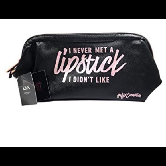 Nyx Bags Makeup Bag Nwt I Never Met Lipstick I Didnt Poshmark
